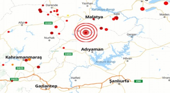 Adıyaman'da deprem