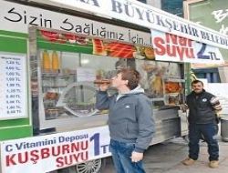 Başkentli'nin favorisi portakal suyu