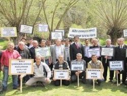 Kızılcahamam'da dere eylemi