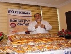 Şampiyon ekmek hedef büyüttü