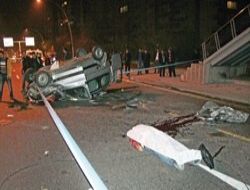 Otobanda açık kapak ölüme sebep oldu