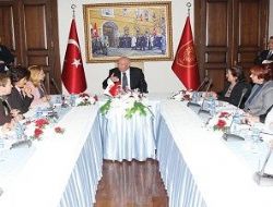 Kadın muhtarlar sorunları aktardı