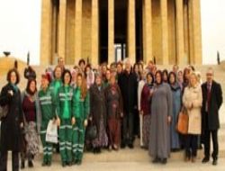 Üreten kadınlar Anıtkabir'de