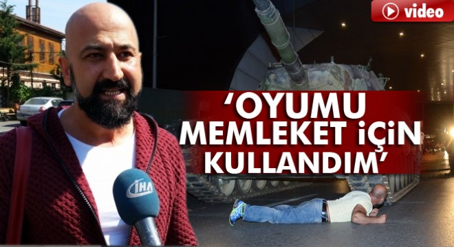 15 Temmuz'un simge ismi Metin Doğan: Oyumu memleketim için kullandım