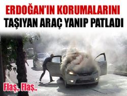 Erdoğan'ın korumaları ölümden döndü