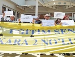 Eğitim-Sen zehirlenme olayını protesto etti