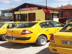 Taksi durakları yenilendi