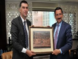 Bosna Hersek Büyükelçisi Mustafa Ak'ı ziyaret etti
