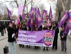 Kadın cinayetlerine mor tepki
