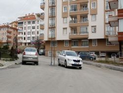 Yol ortasında ‘direk't tehlike