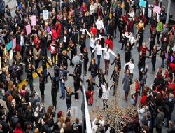 Katledilen kadınlar Yüksel Caddesi'nde