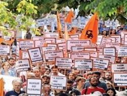 Arkadaşları için eylem yaptılar