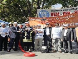 İtfaiyecilerin haftasında eylem