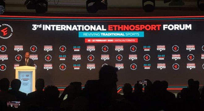 3. Uluslararası Etnospor Forumu Antalya'da başladı