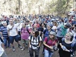 Okur yürüyüşü Soğuksu Milli Parkın'da yapıldı