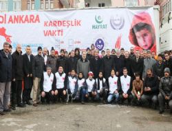 Bayırbucak'a 10 TIR yardım