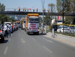Hafriyatçı da destek verdi
