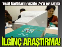 Yeşil kartlılarla ilgili ilginç gerçek!