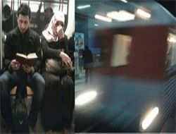 Ankara Metrosu'ndan insan manzaraları...