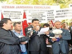 Uzman jandarma diplomasını yırttı