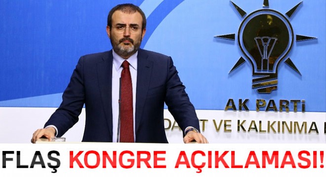 AK Parti'nin büyük kongresi bayram sonrası