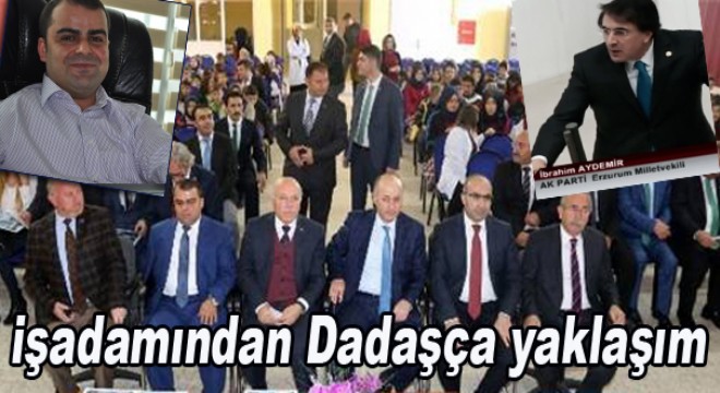 AK Partili Vekil'e işadamından teşekkür