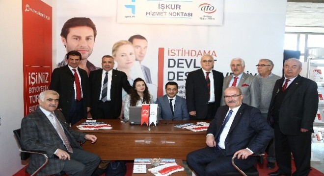 ATO istihdam fuarında stant açtı