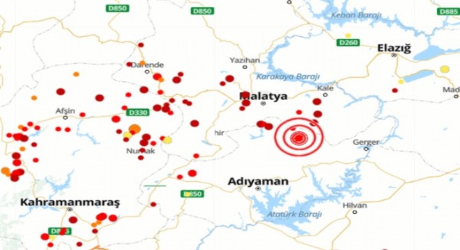 Adıyaman'da deprem