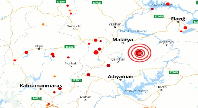 Adıyaman'da deprem