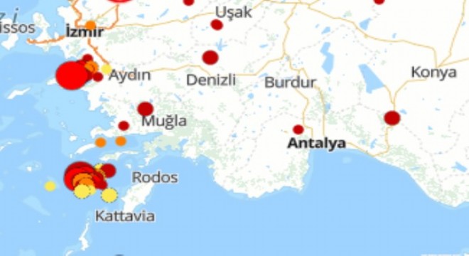 Akdeniz'de deprem