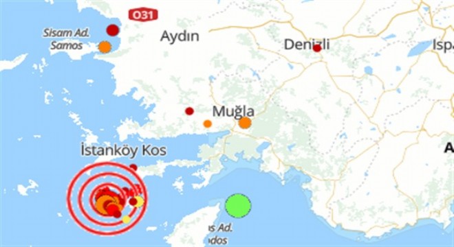 Akdeniz'de deprem