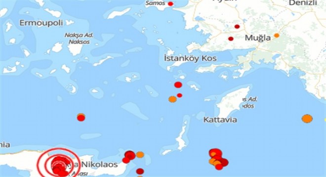Akdeniz'de deprem