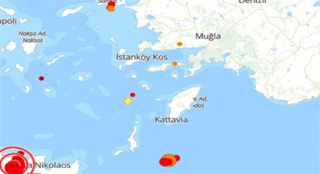 Akdeniz'de deprem