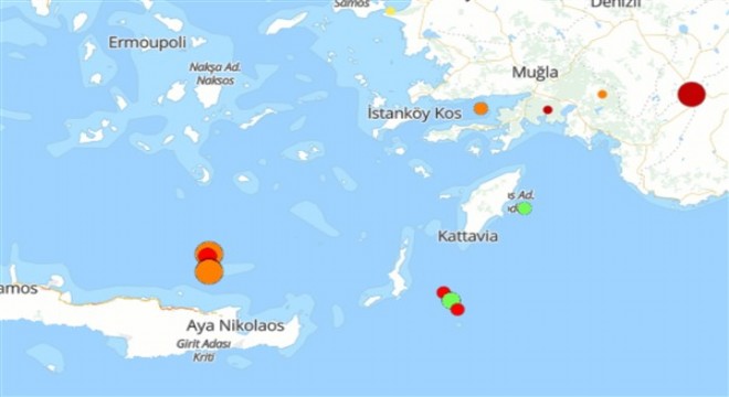 Akdeniz'de deprem