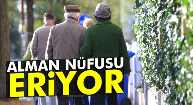 Alman nüfusu eriyor