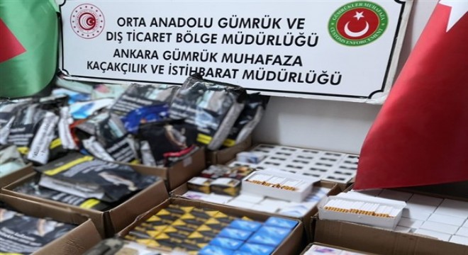 Ankara'da kaçak sigara operasyonları