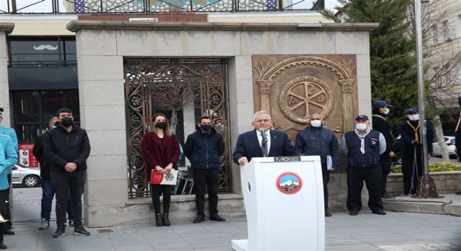 Atatürk'ün Kayseri'ye gelişinin 101. yılı kutlandı