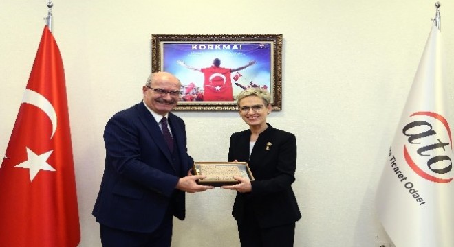 Avusturya Büyükelçisi Tilly'den ATO'ya Ziyaret