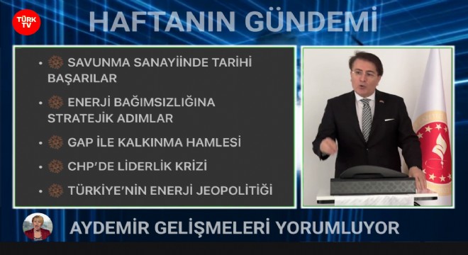 Aydemir haftanın gündemini değerlendirdi