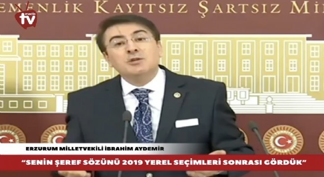 Aydemir: ‘Erzurum Türk Dünyası'nın kalbidir'