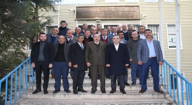 BAŞKAN ERCAN'DAN ODA BAŞKANLARINA ZİYARET