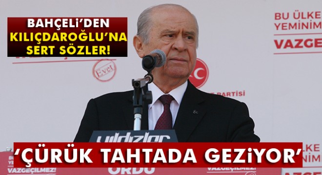 Bahçeli: 'Kılıçdaroğlu FETÖ'ye ümit aşılıyor'