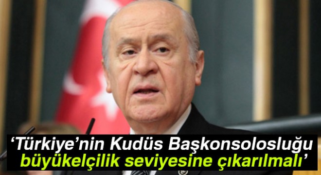 Bahçeli'den İİT'nin Kudüs kararına ilişkin açıklama