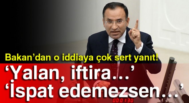 Bakan Bozdağ'dan Enis Berberoğlu ile ilgili iddiaya sert tepki