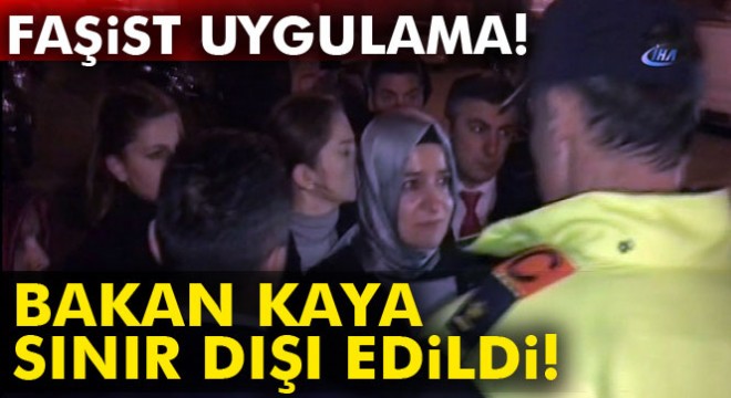 Bakan Kaya: Almanya'ya götürülüyorum!