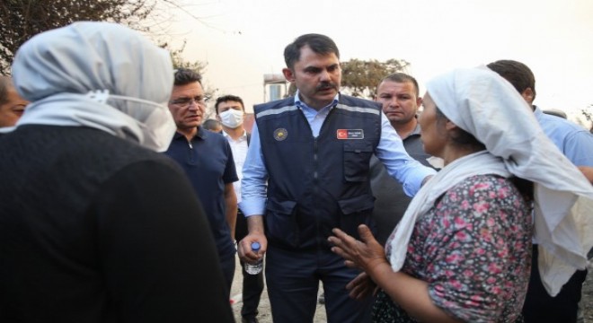 Bakan Kurum: ''Devletimizin tüm imkanlarıyla yaralarımızı saracağız''