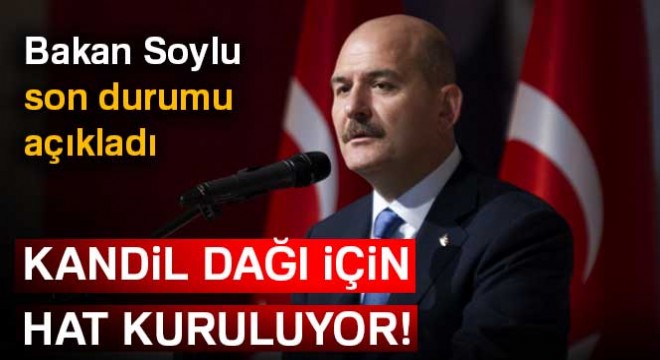 Bakan Soylu: Kandil'in alınması vazgeçilmezimizdir