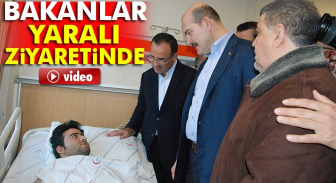 Bakanlar, Viranşehir'deki saldırıda yaralananları ziyaret etti