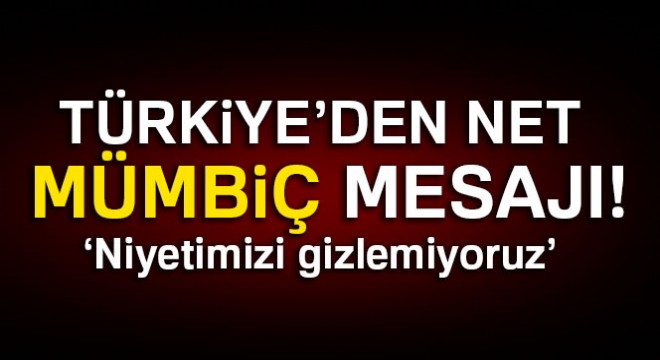 Başbakan Yardımcısı Bozdağ'dan kritik Mümbiç açıklaması