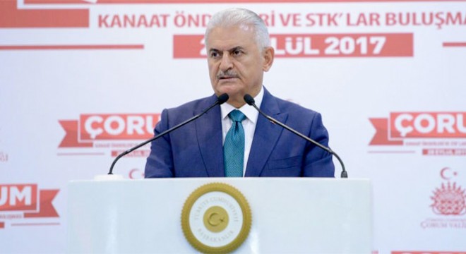 Başbakan Yıldırım'dan IKBY'ye: 'Gaza gelmeyin'